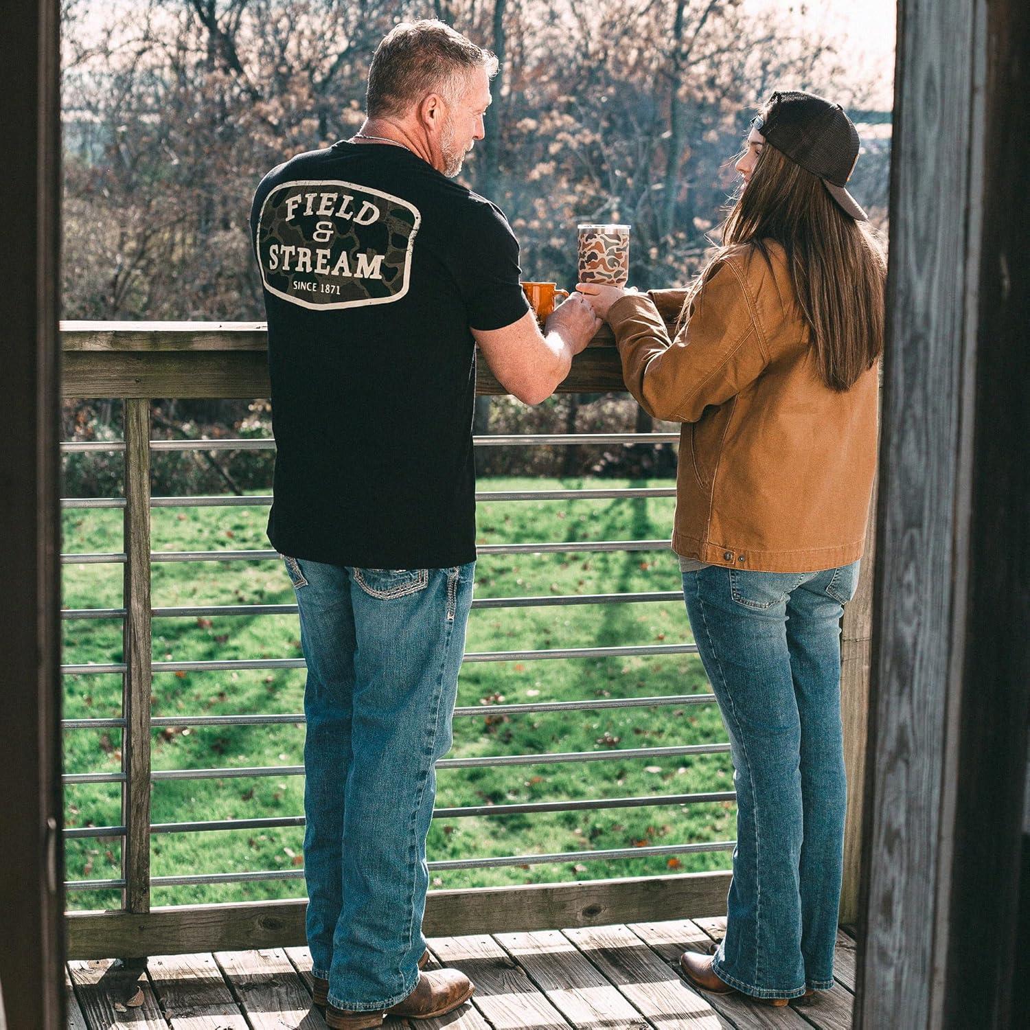 imageField ampamp Stream Camo Badge Tee Shirt BlackBlack