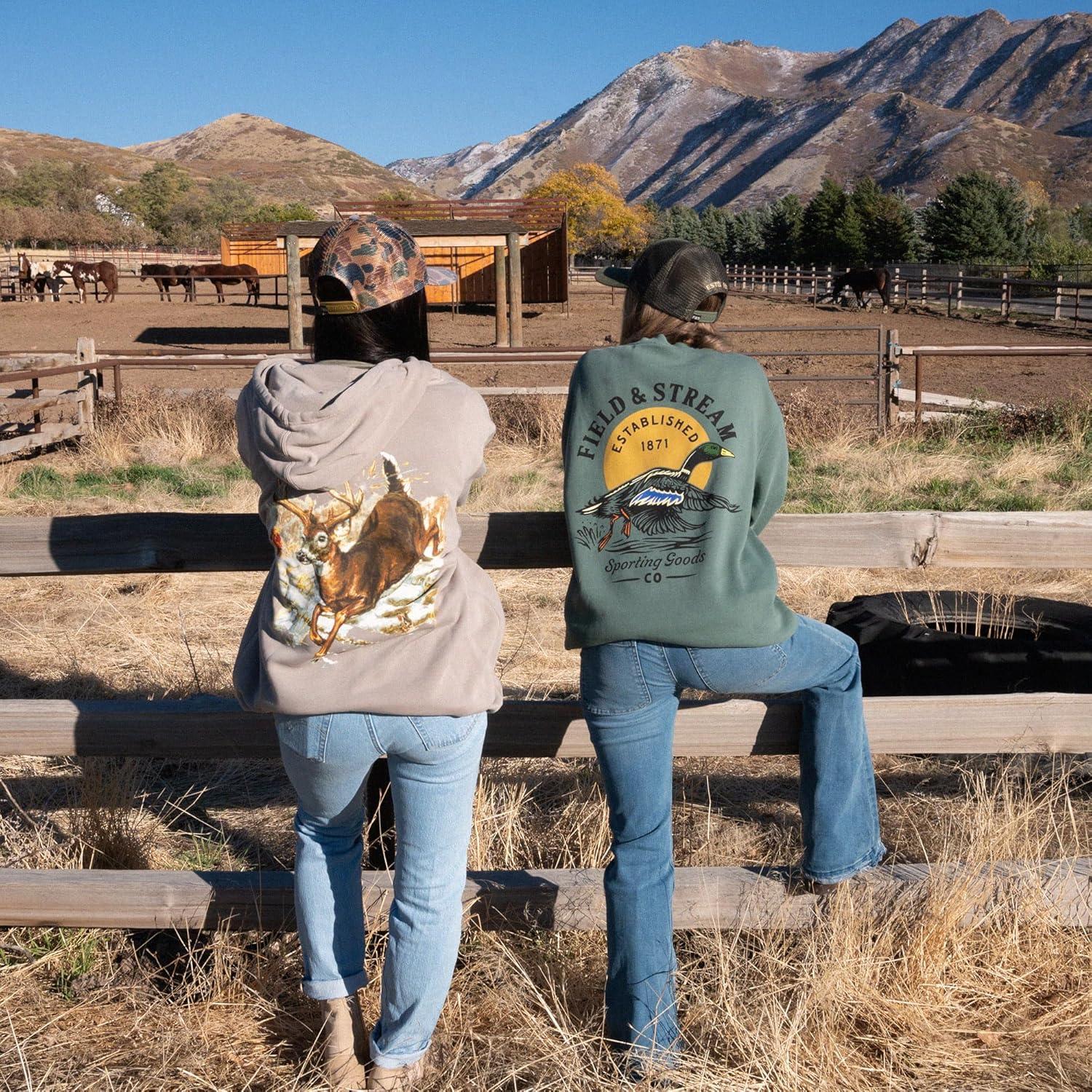 imageField ampamp Stream Fleece Graphic HoodieDeer Vol 129 No 2Grey