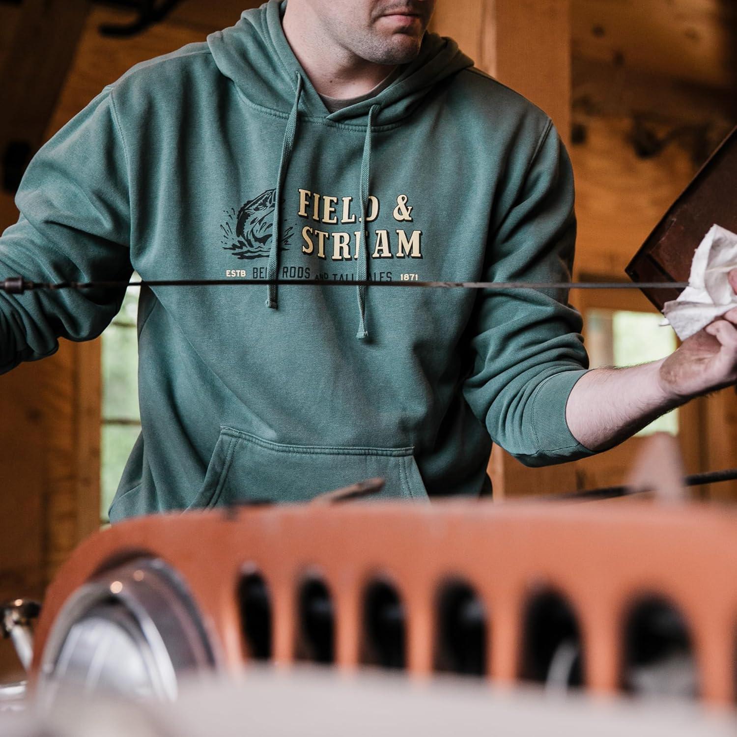 imageField ampamp Stream Fleece Graphic HoodieTall TalesGreen