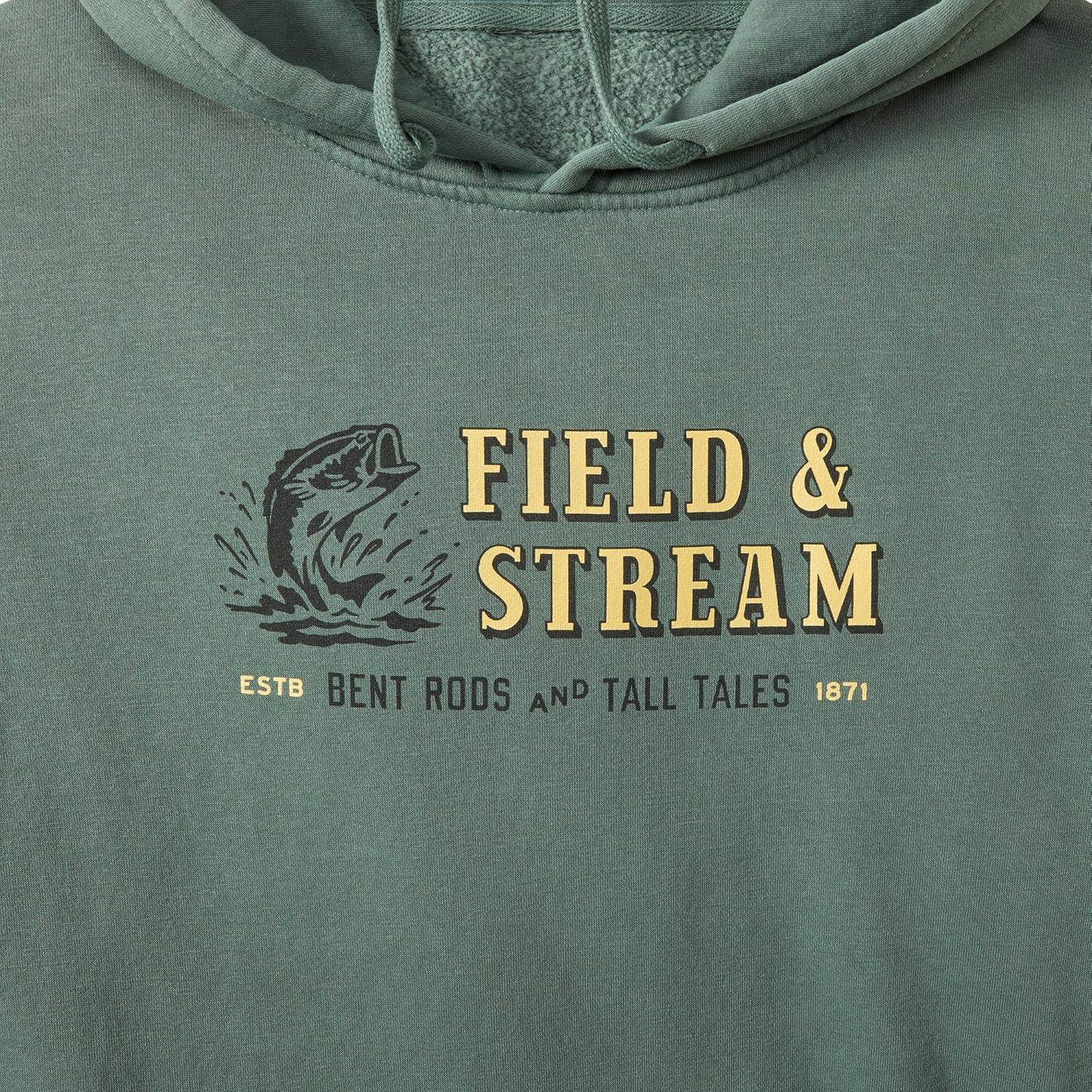 imageField ampamp Stream Fleece Graphic HoodieTall TalesGreen