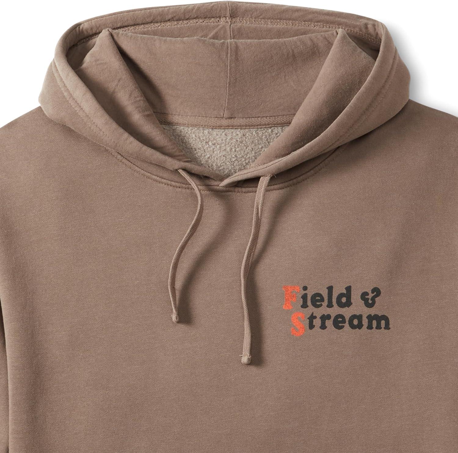 imageField ampamp Stream Fleece Graphic HoodieThrowing the HookBrown
