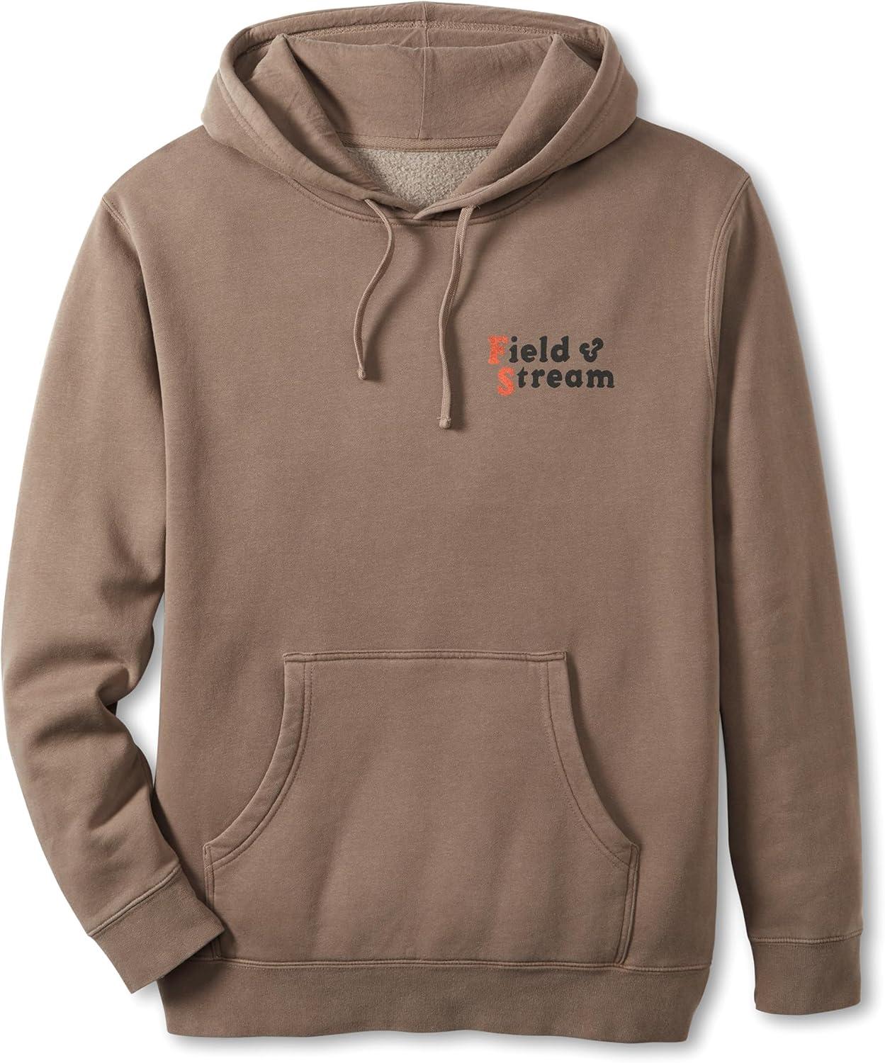 imageField ampamp Stream Fleece Graphic HoodieThrowing the HookBrown
