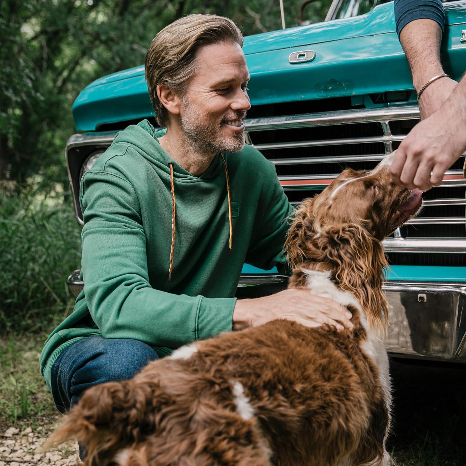 imageField ampamp Stream Holloa Garment Dyed French Terry HoodieField Green