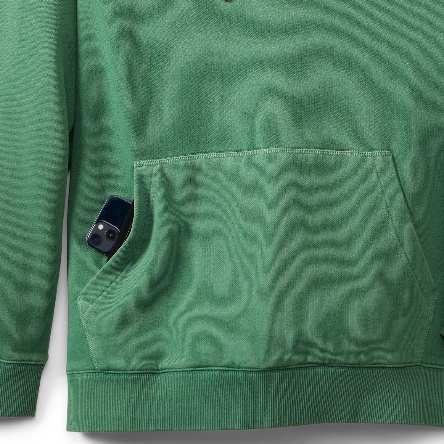 imageField ampamp Stream Holloa Garment Dyed French Terry HoodieField Green