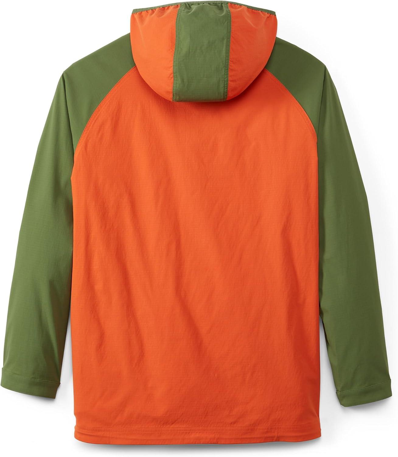 imageField ampamp Stream Mens Cloud Cover Nylon Anorak JacketOrangeDark Olive