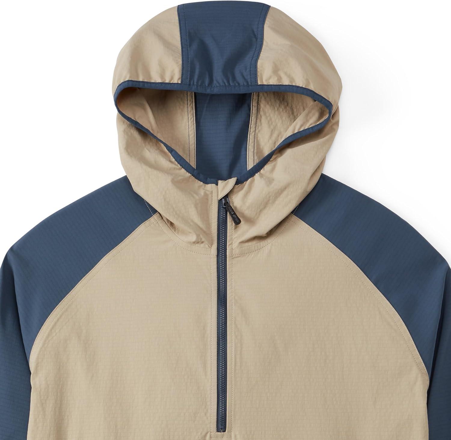 imageField ampamp Stream Mens Cloud Cover Nylon Anorak JacketStoneNavy