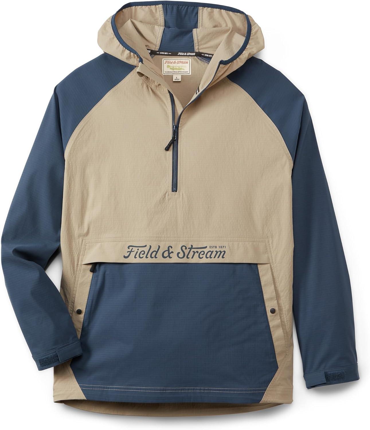 imageField ampamp Stream Mens Cloud Cover Nylon Anorak JacketStoneNavy