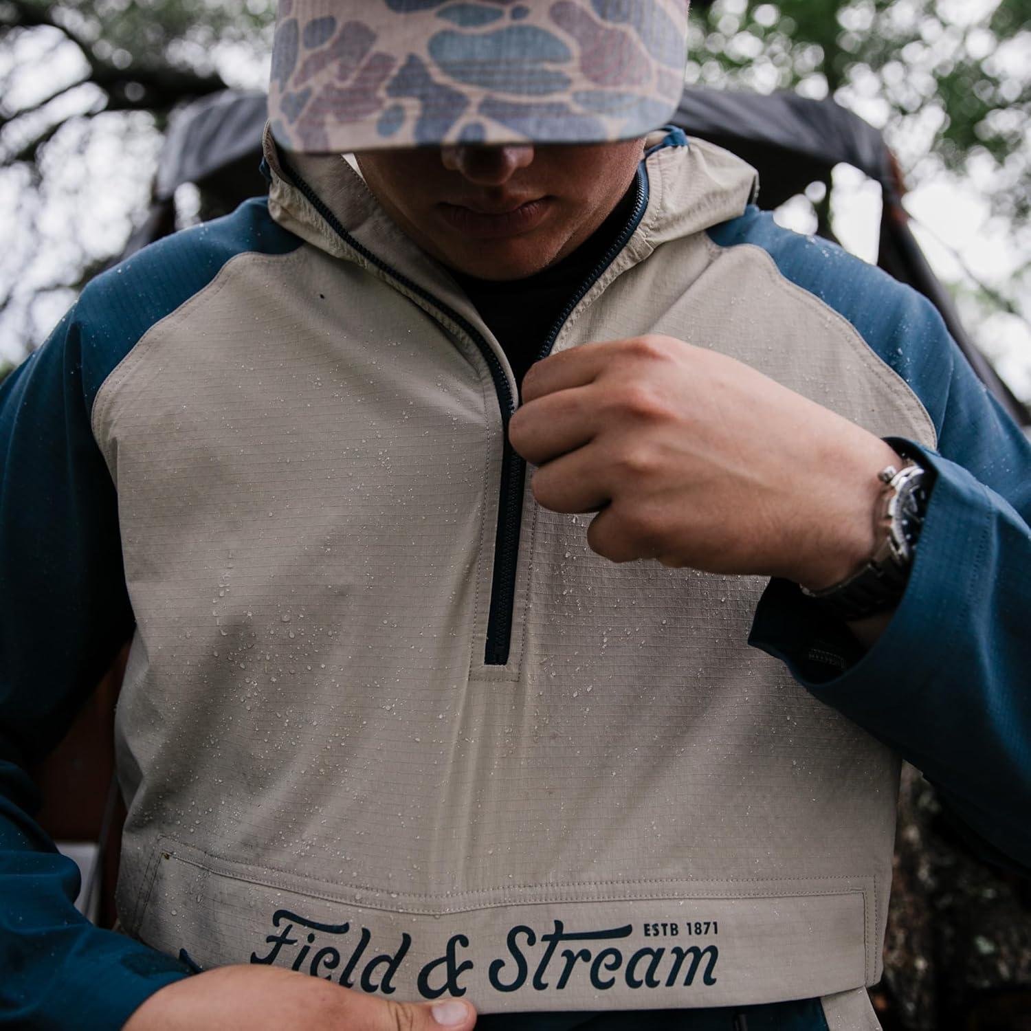 imageField ampamp Stream Mens Cloud Cover Nylon Anorak JacketStoneNavy