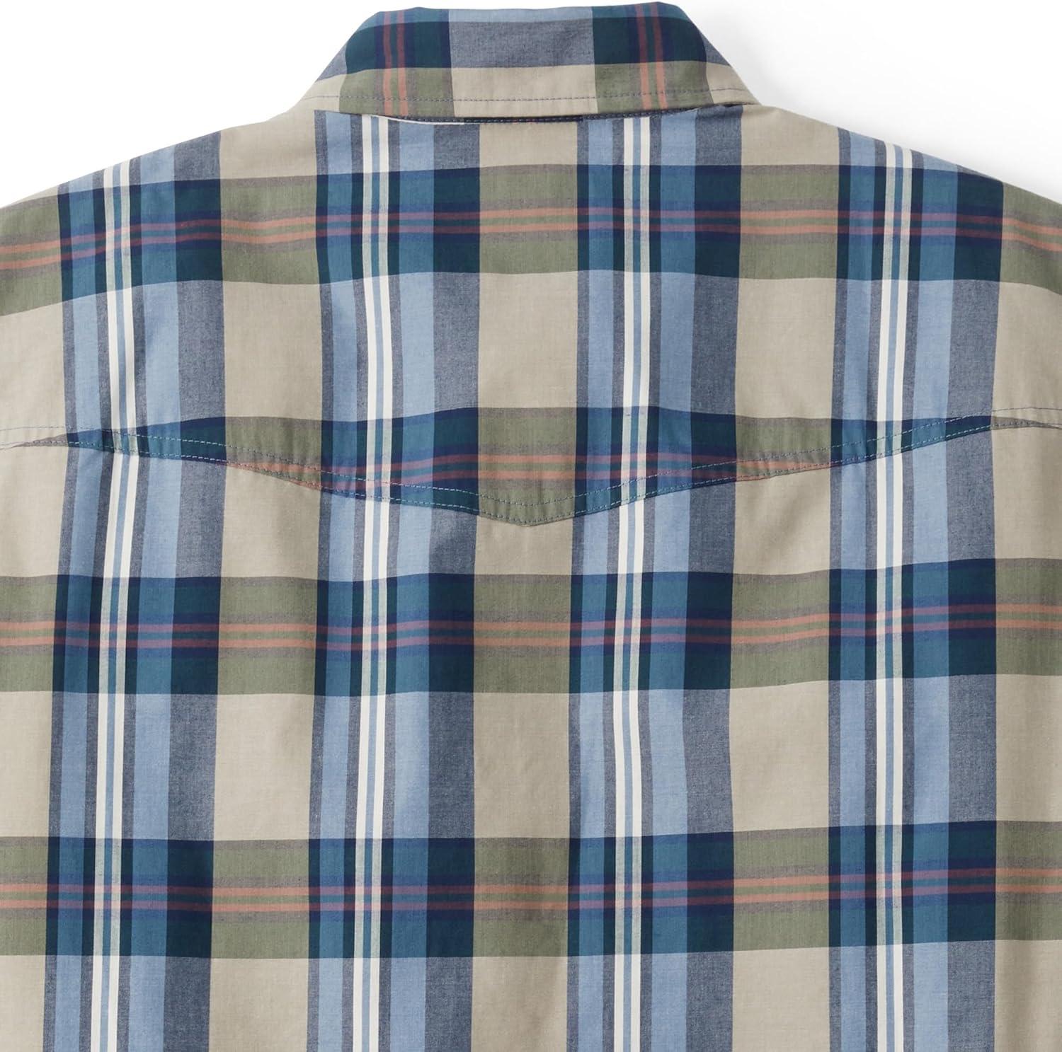 imageField ampamp Stream Mens Covey Back Long Sleeve Casual ShirtSeaside Plaid