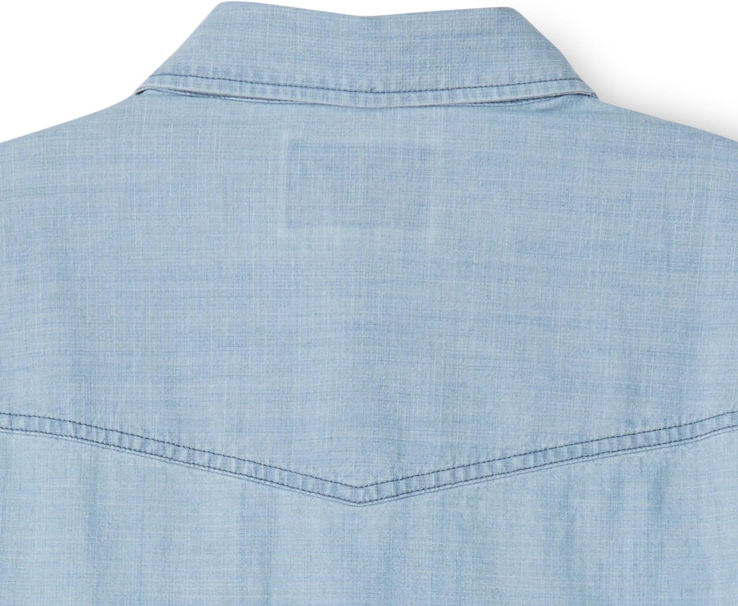 imageField ampamp Stream Mens Covey Back Short Sleeve Casual ShirtChambray