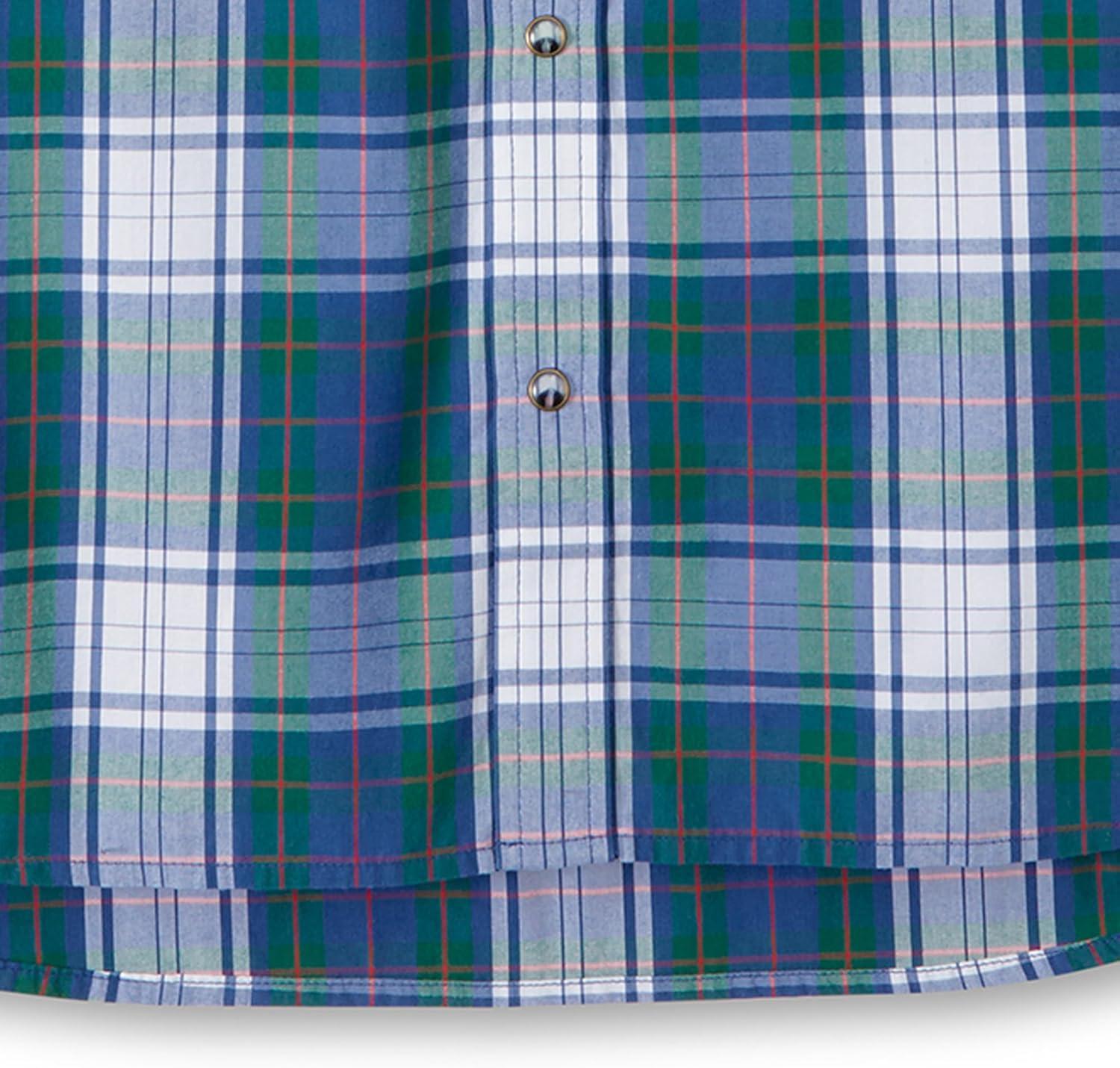 imageField ampamp Stream Mens Covey Back Short Sleeve Casual ShirtWaterfall Plaid