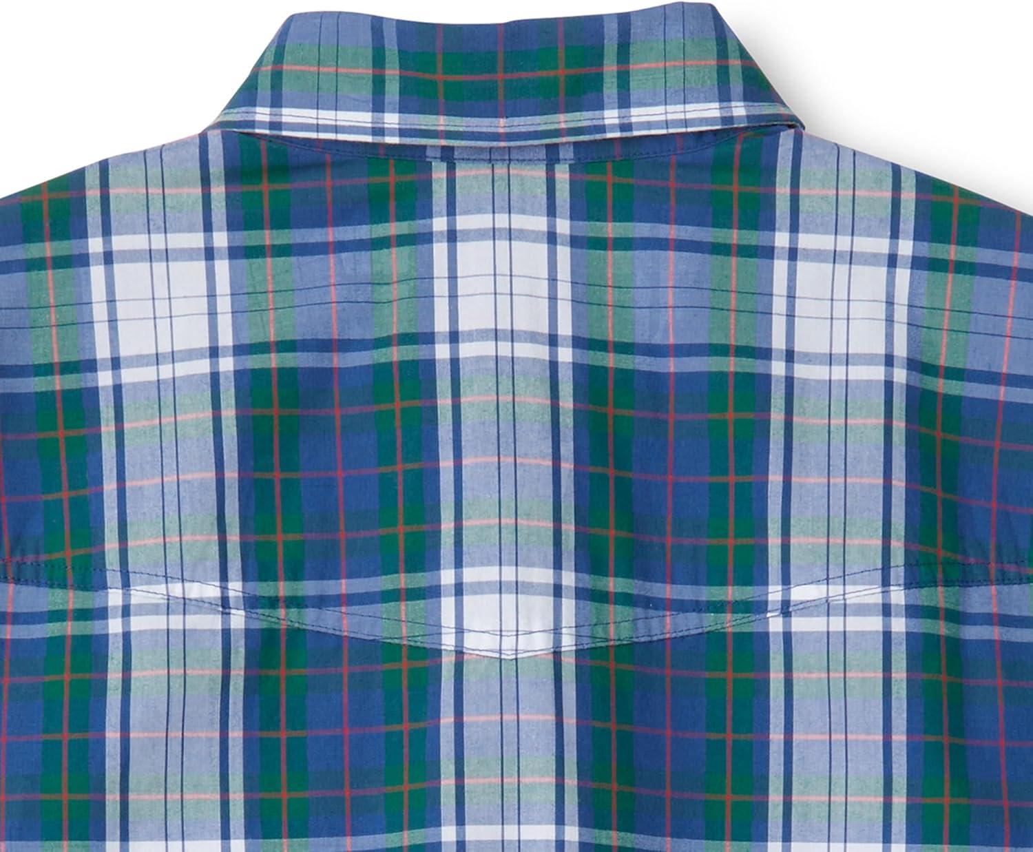 imageField ampamp Stream Mens Covey Back Short Sleeve Casual ShirtWaterfall Plaid