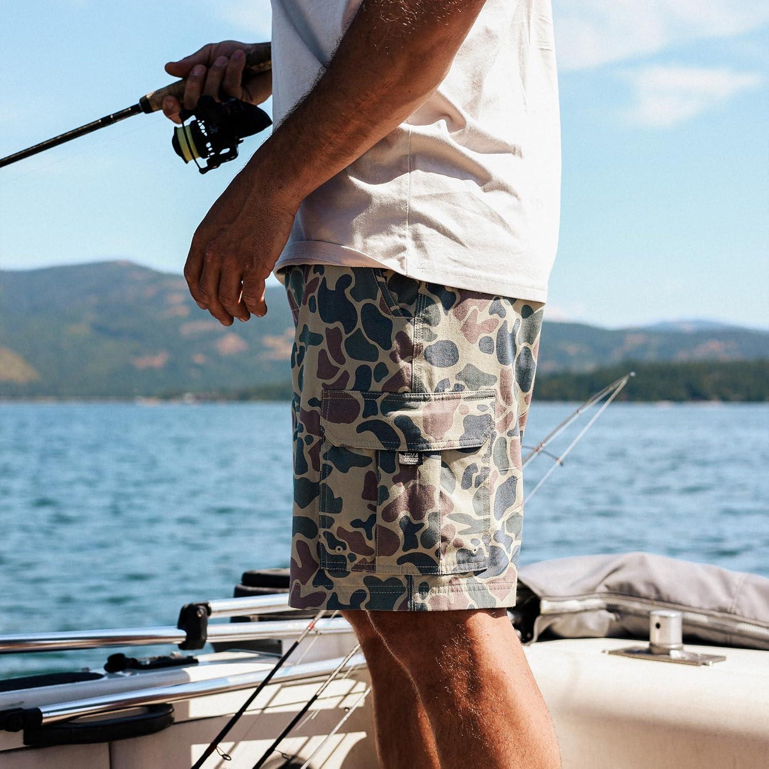 imageField ampamp Stream Mens Downstream Fishing ShortsCamo