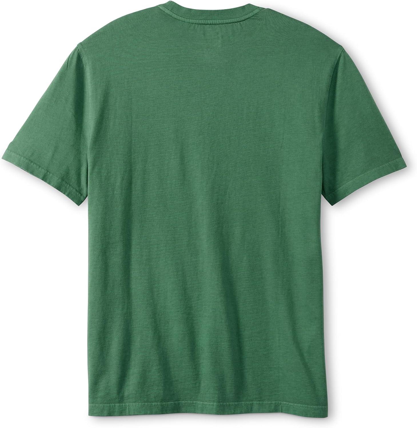 imageField ampamp Stream Mens Flush Out Short Sleeve Pocket TeeField Green