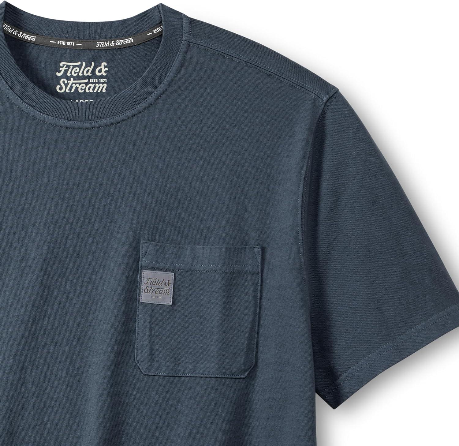 imageField ampamp Stream Mens Flush Out Short Sleeve Pocket TeeNavy Blue