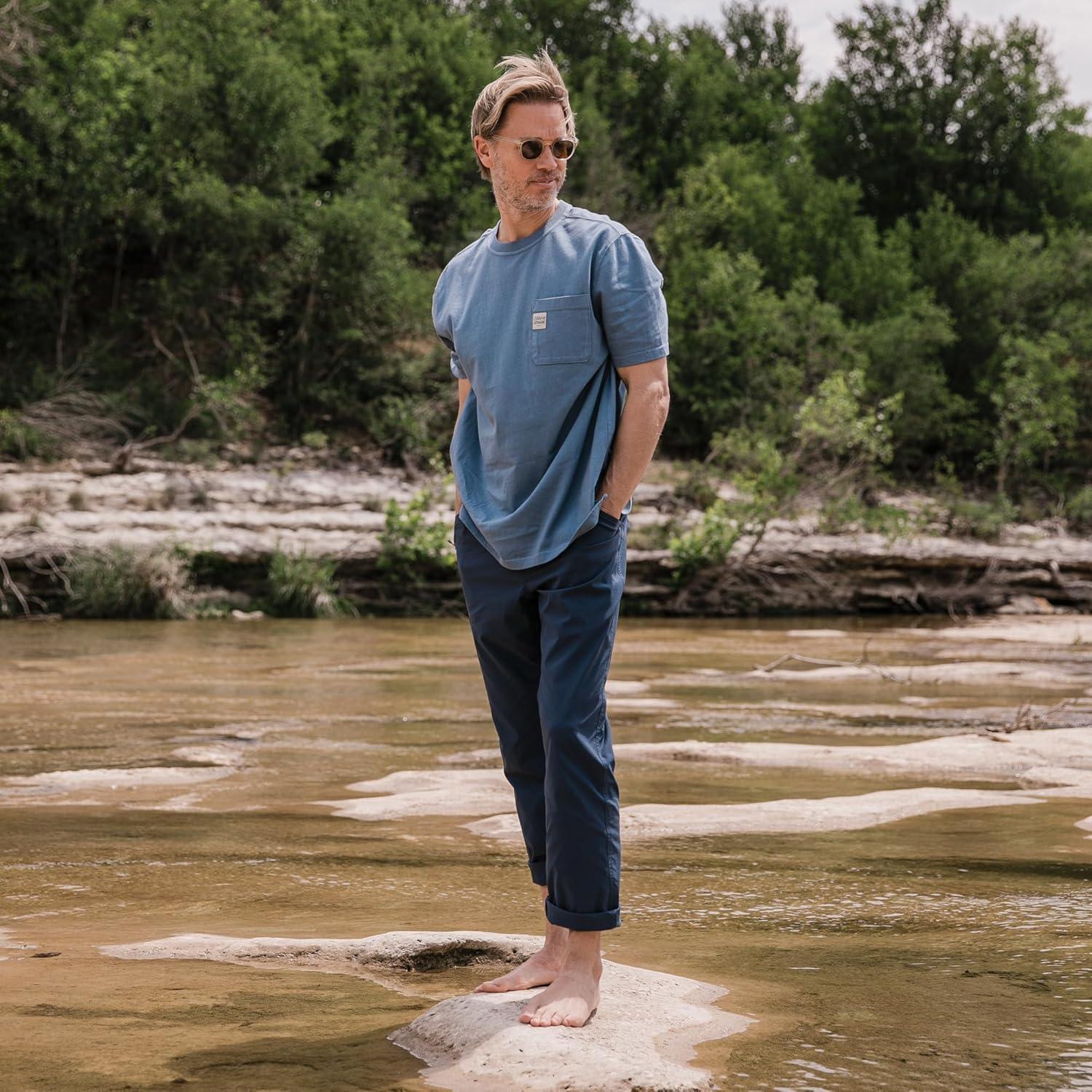 imageField ampamp Stream Mens Flush Out Short Sleeve Pocket TeeSlate