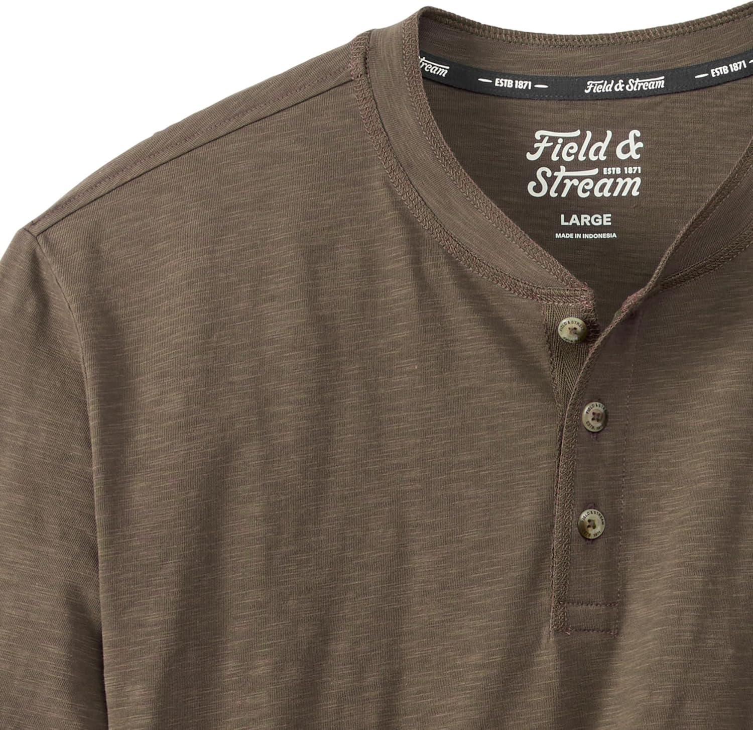 imageField ampamp Stream Mens Hemingway Long Sleeve HenleyBrown