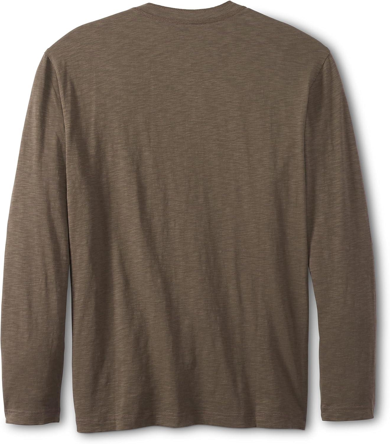 imageField ampamp Stream Mens Hemingway Long Sleeve HenleyBrown