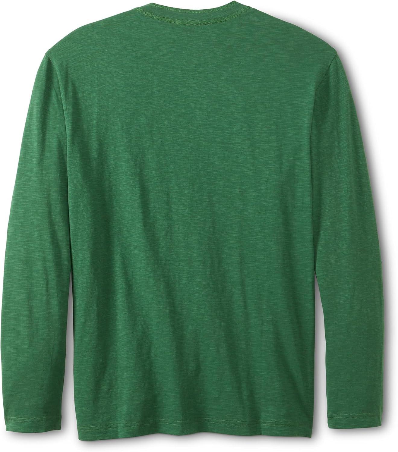 imageField ampamp Stream Mens Hemingway Long Sleeve HenleyField Green