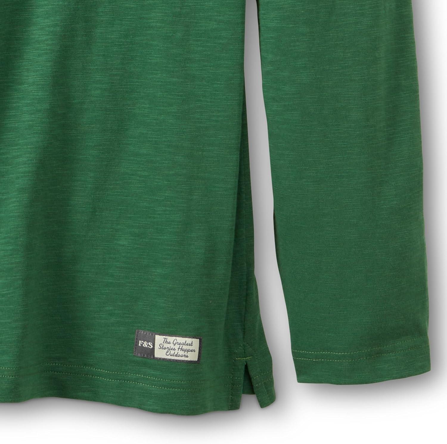 imageField ampamp Stream Mens Hemingway Long Sleeve HenleyField Green