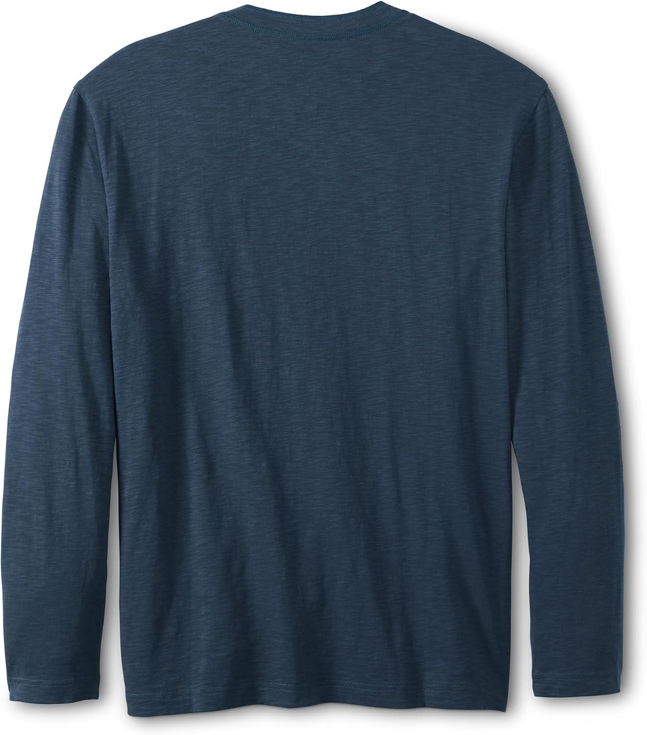 imageField ampamp Stream Mens Hemingway Long Sleeve HenleyNavy Blue