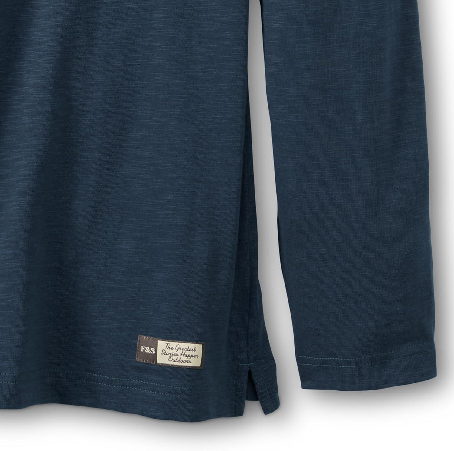 imageField ampamp Stream Mens Hemingway Long Sleeve HenleyNavy Blue