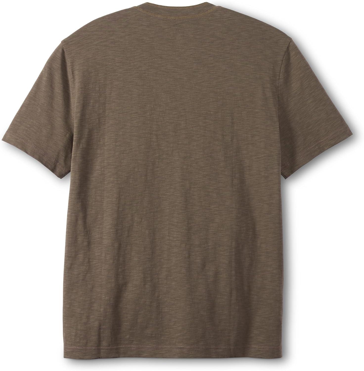 imageField ampamp Stream Mens Hemingway Short Sleeve HenleyBrown