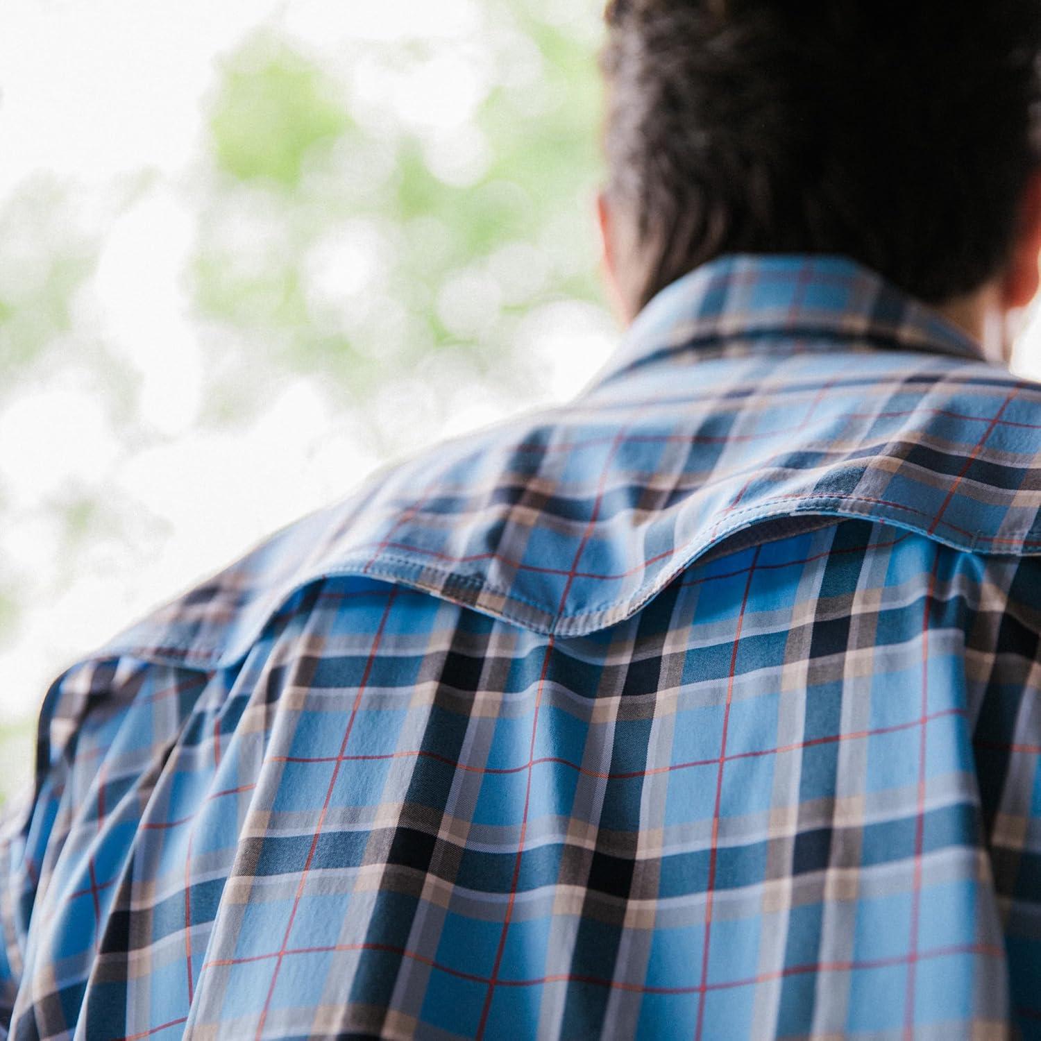 imageField ampamp Stream Mens Line Burner Long Sleeve Nylon Performance Fishing ShirtBluejay Plaid