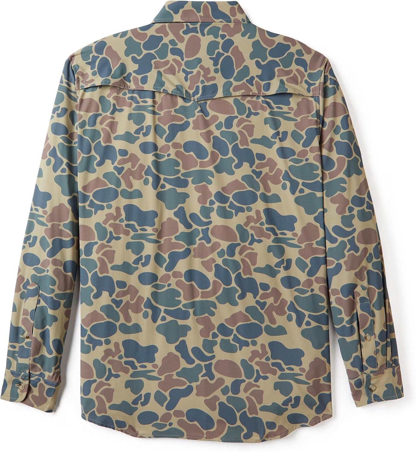 imageField ampamp Stream Mens Line Burner Long Sleeve Nylon Performance Fishing ShirtCamo