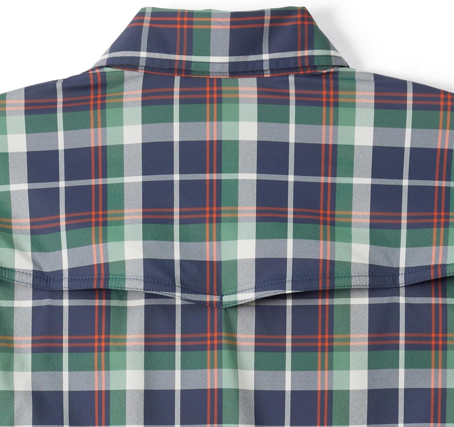 imageField ampamp Stream Mens Line Burner Long Sleeve Nylon Performance Fishing ShirtGrasshopper Plaid