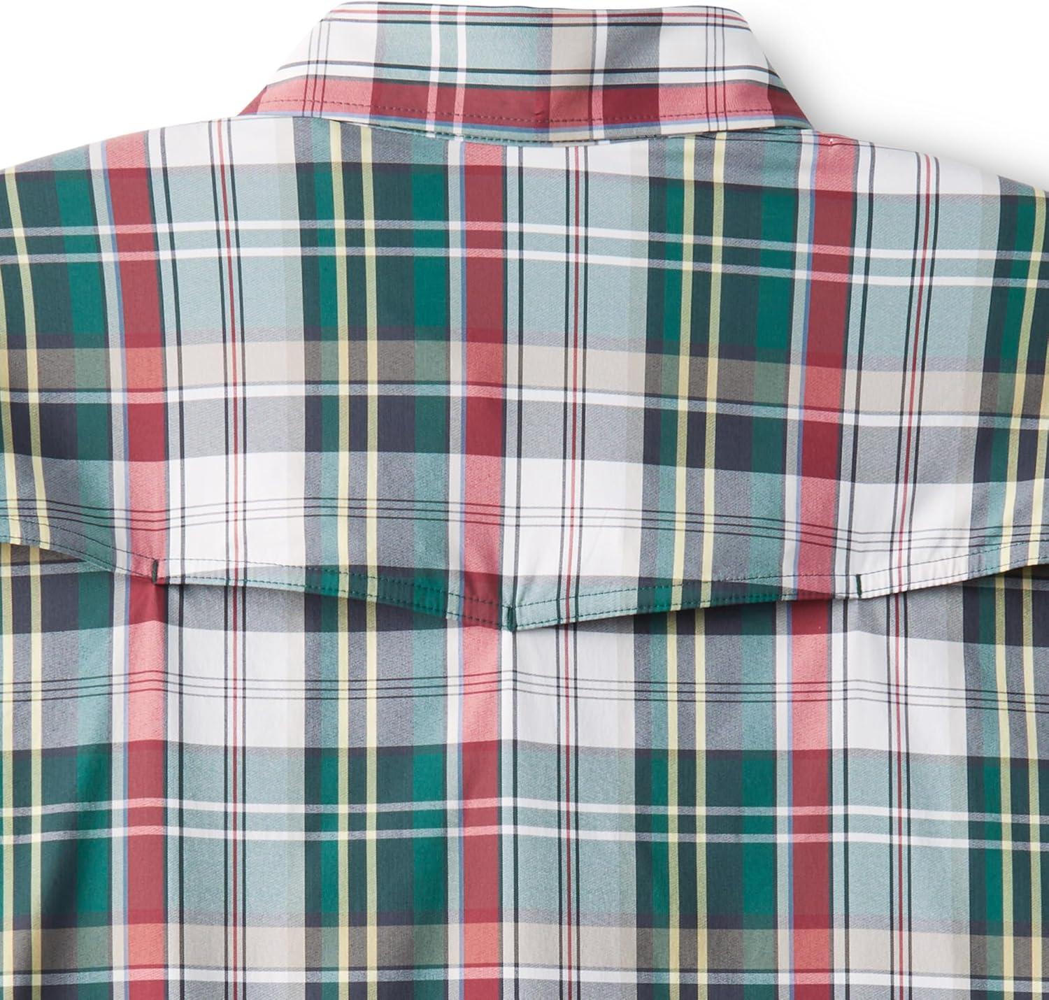 imageField ampamp Stream Mens Line Burner Short Sleeve Fishing Shirt Sunkissed PlaidAdventurous Plaid