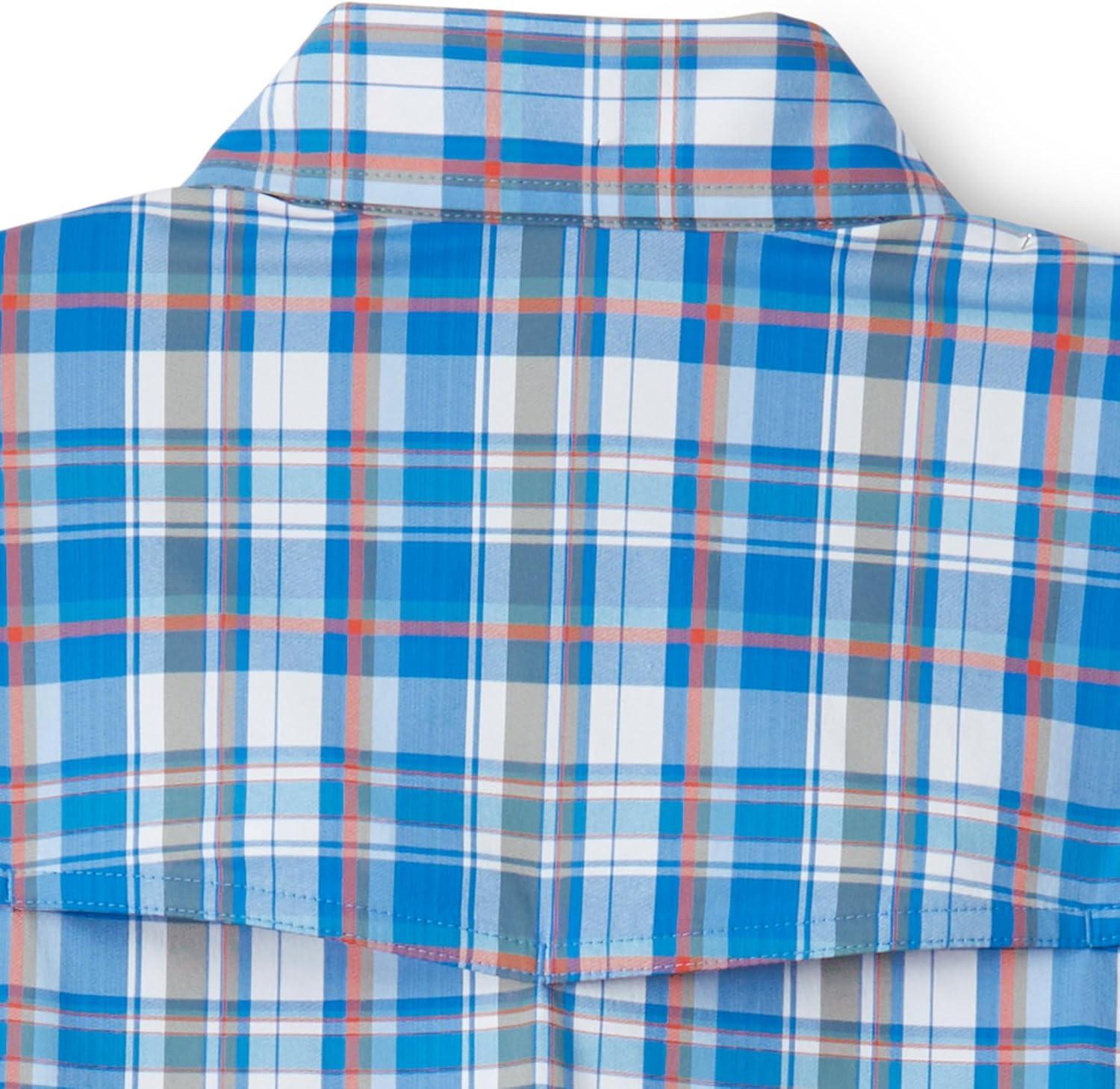 imageField ampamp Stream Mens Line Burner Short Sleeve Fishing Shirt Sunkissed PlaidFreshwater Plaid