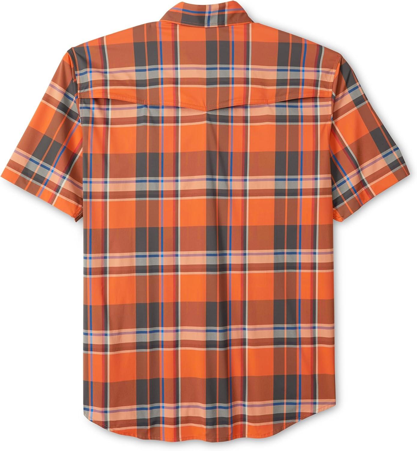 imageField ampamp Stream Mens Line Burner Short Sleeve Fishing Shirt Sunkissed PlaidSunkissed Plaid