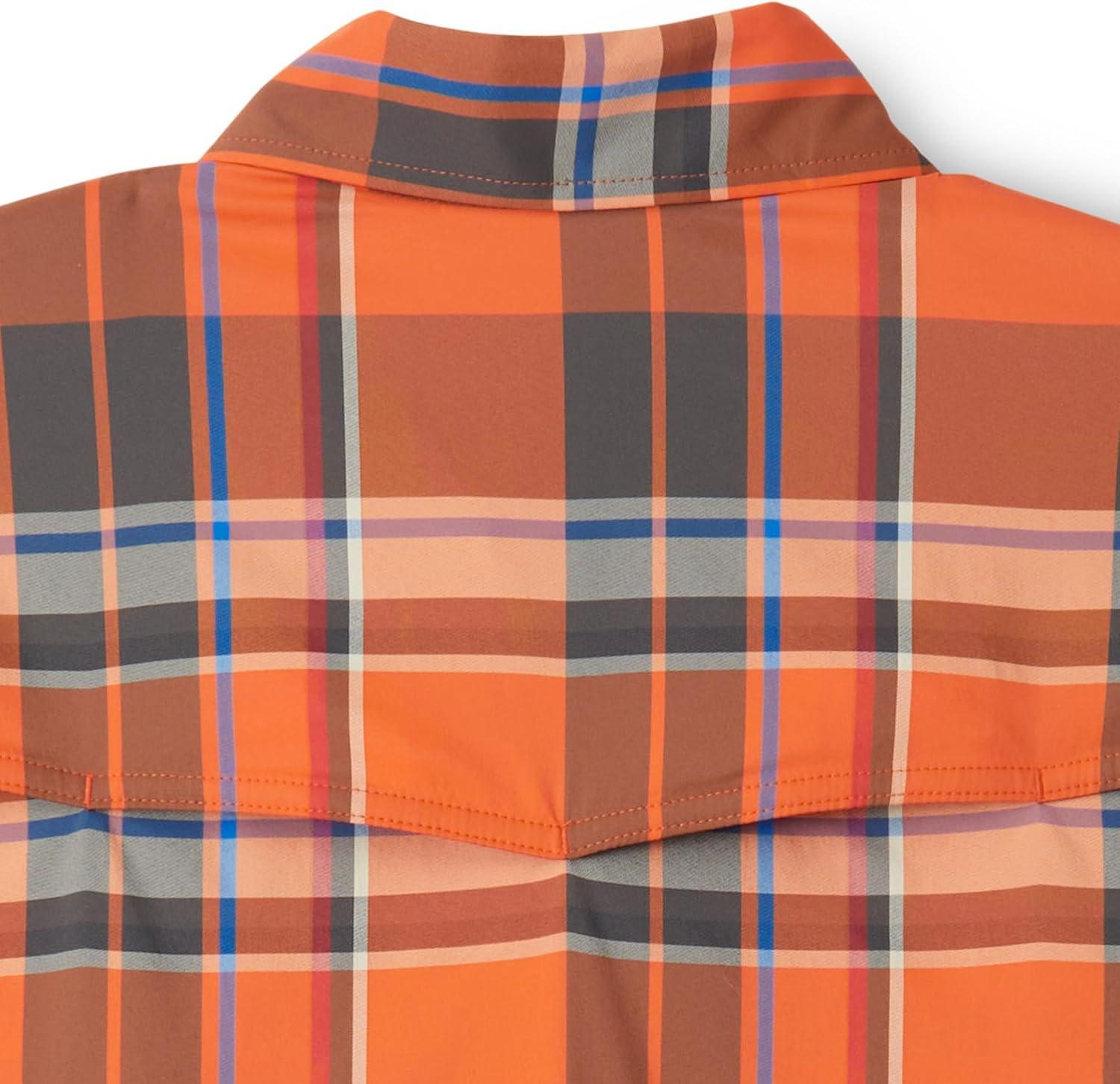 imageField ampamp Stream Mens Line Burner Short Sleeve Fishing Shirt Sunkissed PlaidSunkissed Plaid