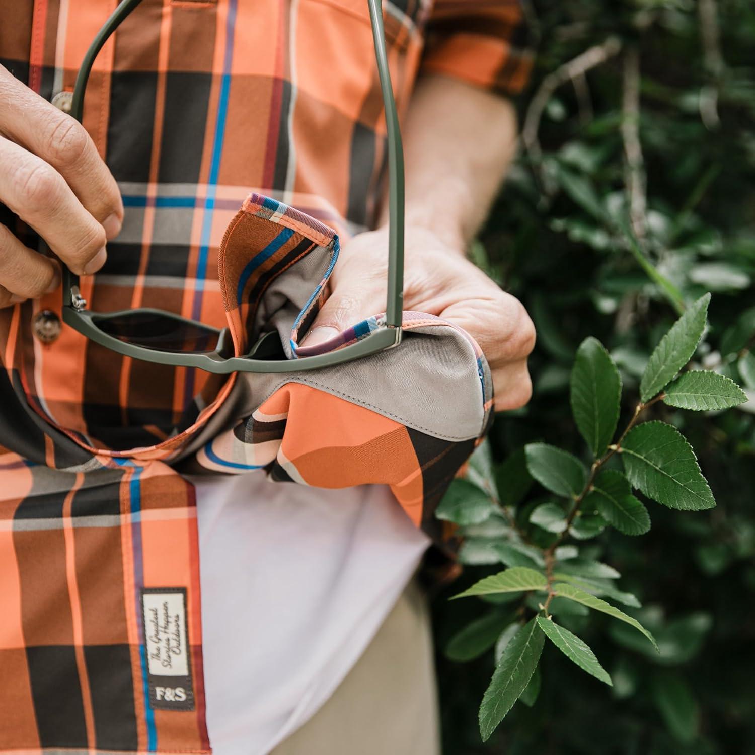 imageField ampamp Stream Mens Line Burner Short Sleeve Fishing Shirt Sunkissed PlaidSunkissed Plaid