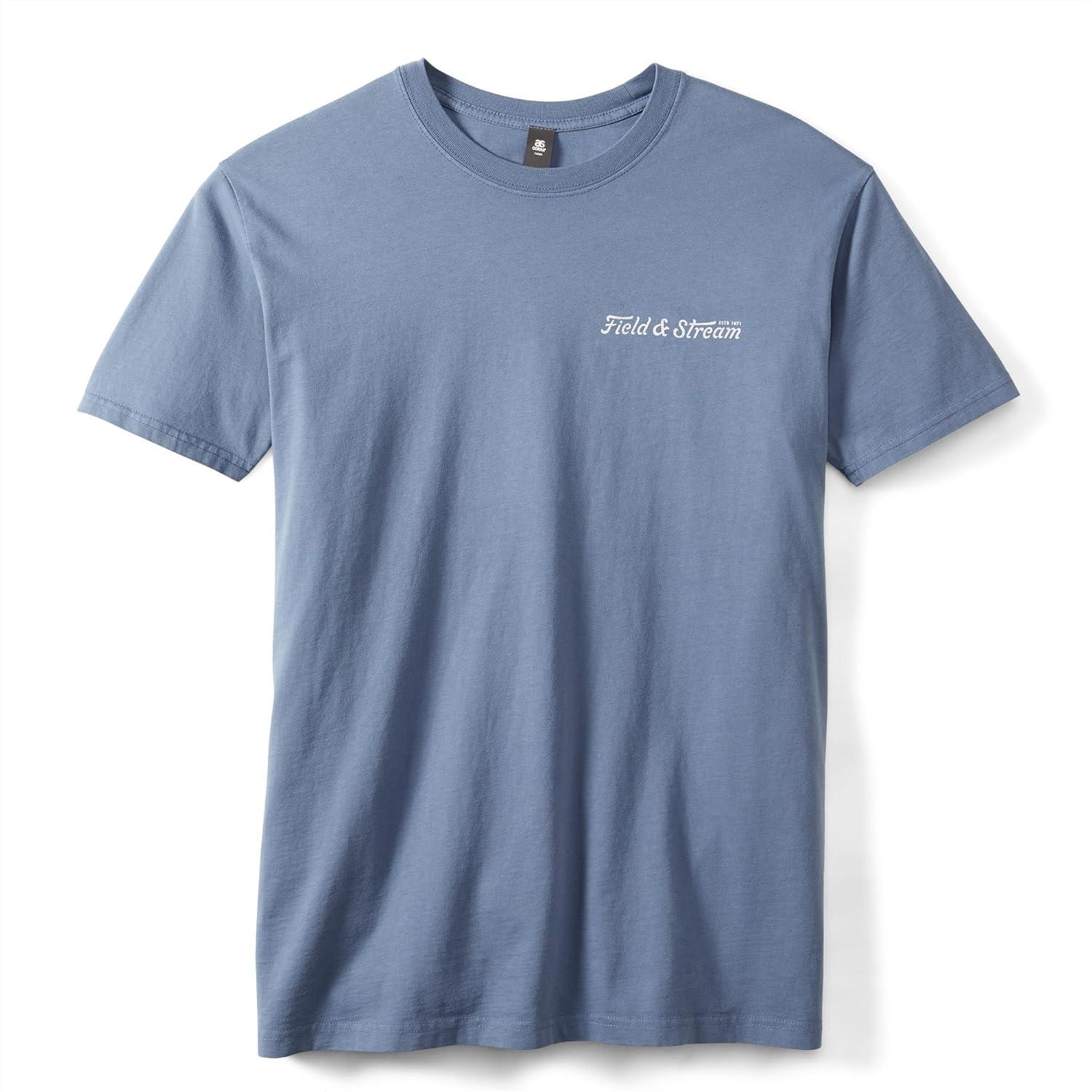 imageField ampamp Stream Mens Midweight Short Sleeve Graphic Tee ShirtBig Blue Catch