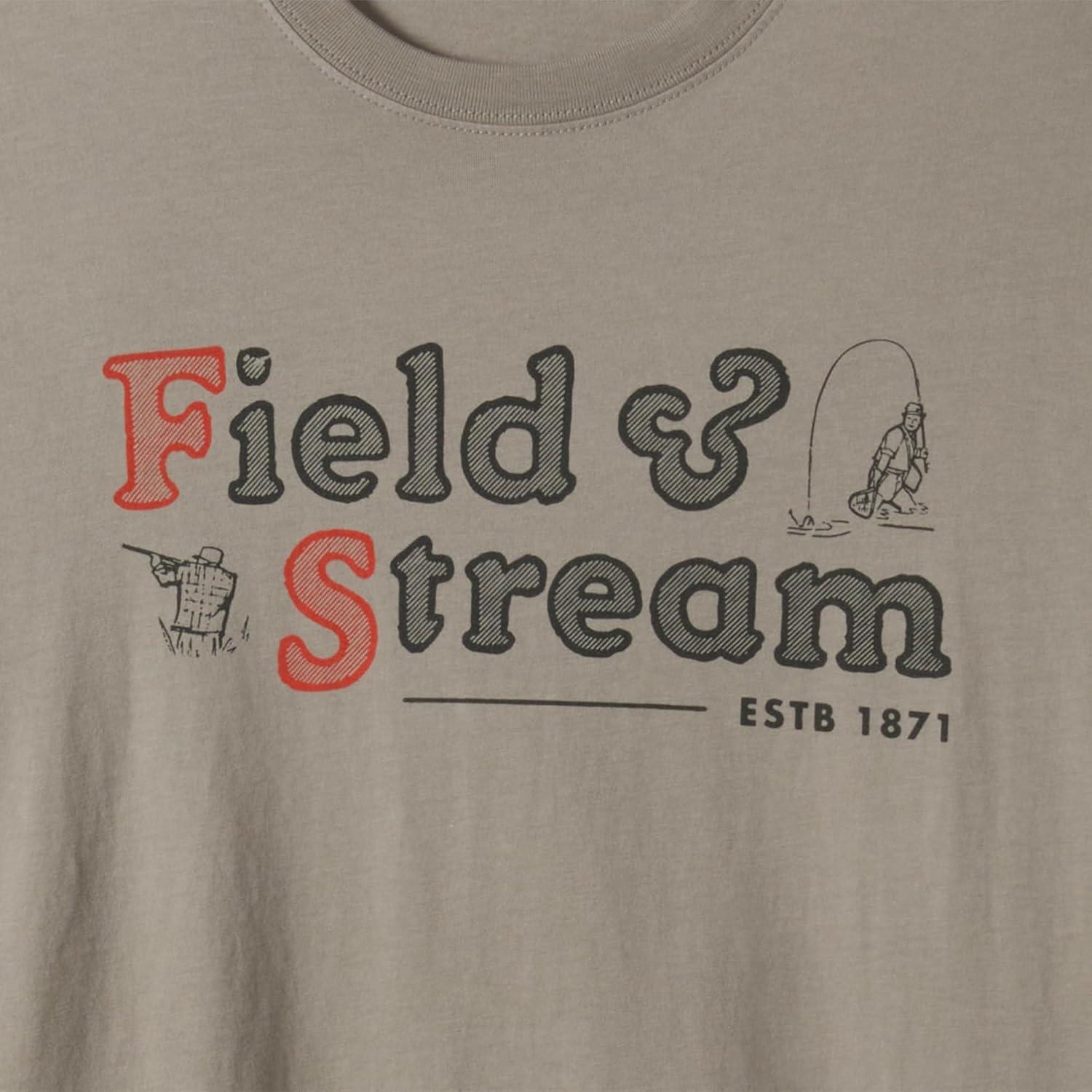 imageField ampamp Stream Mens Midweight Short Sleeve Graphic Tee ShirtClassic Grey