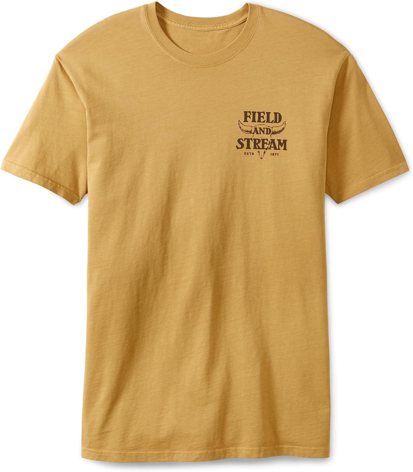 imageField ampamp Stream Mens Midweight Short Sleeve Graphic Tee ShirtGold