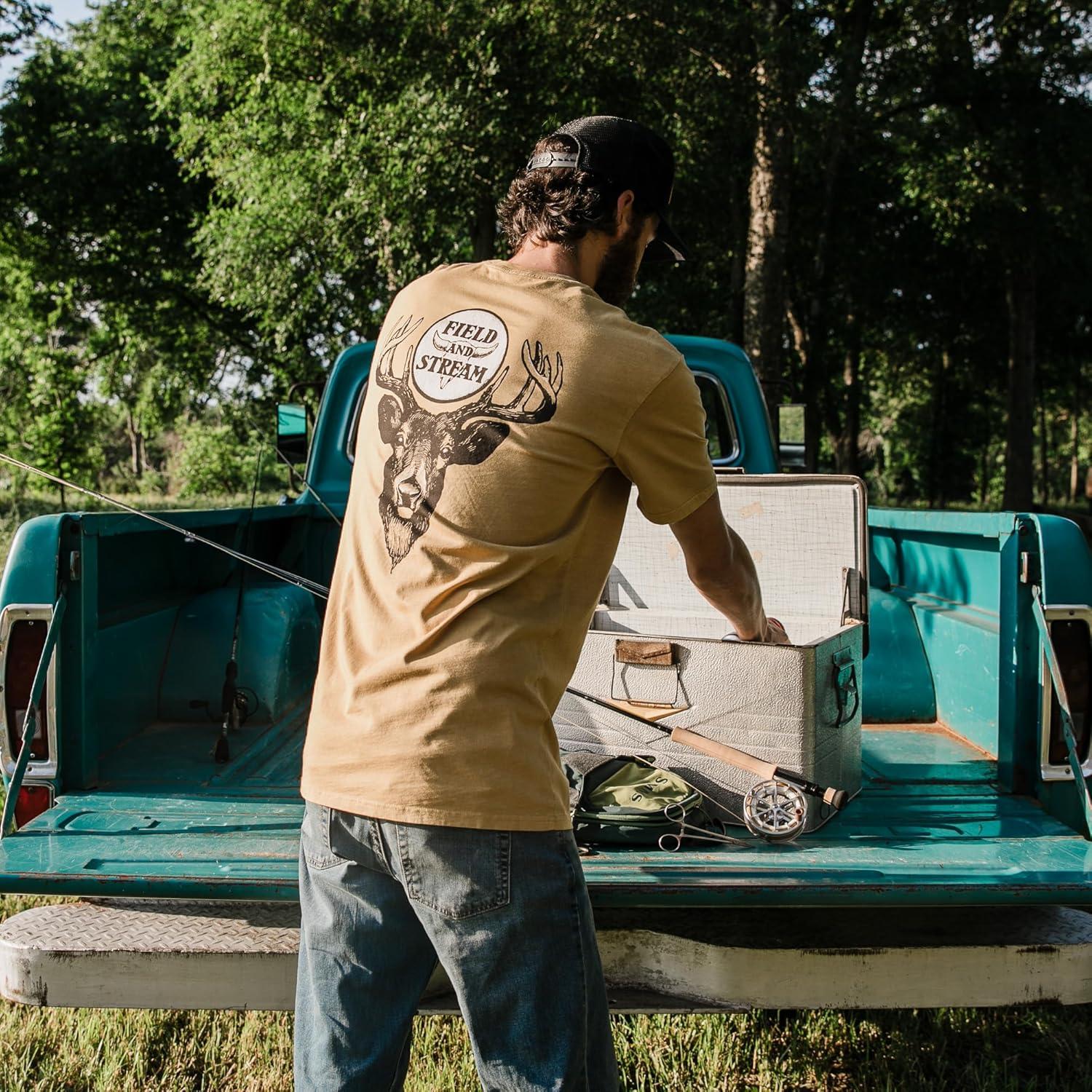 imageField ampamp Stream Mens Midweight Short Sleeve Graphic Tee ShirtGold