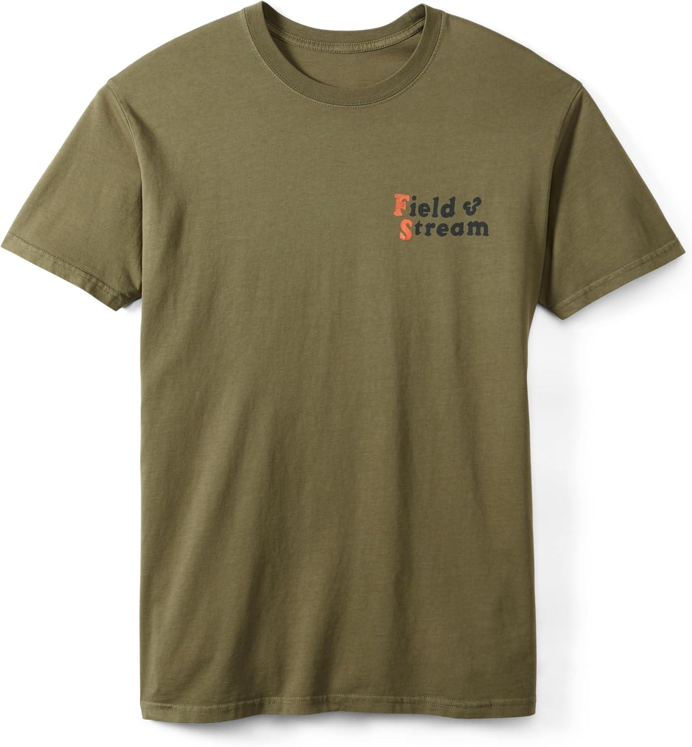 imageField ampamp Stream Mens Midweight Short Sleeve Graphic Tee ShirtGreen