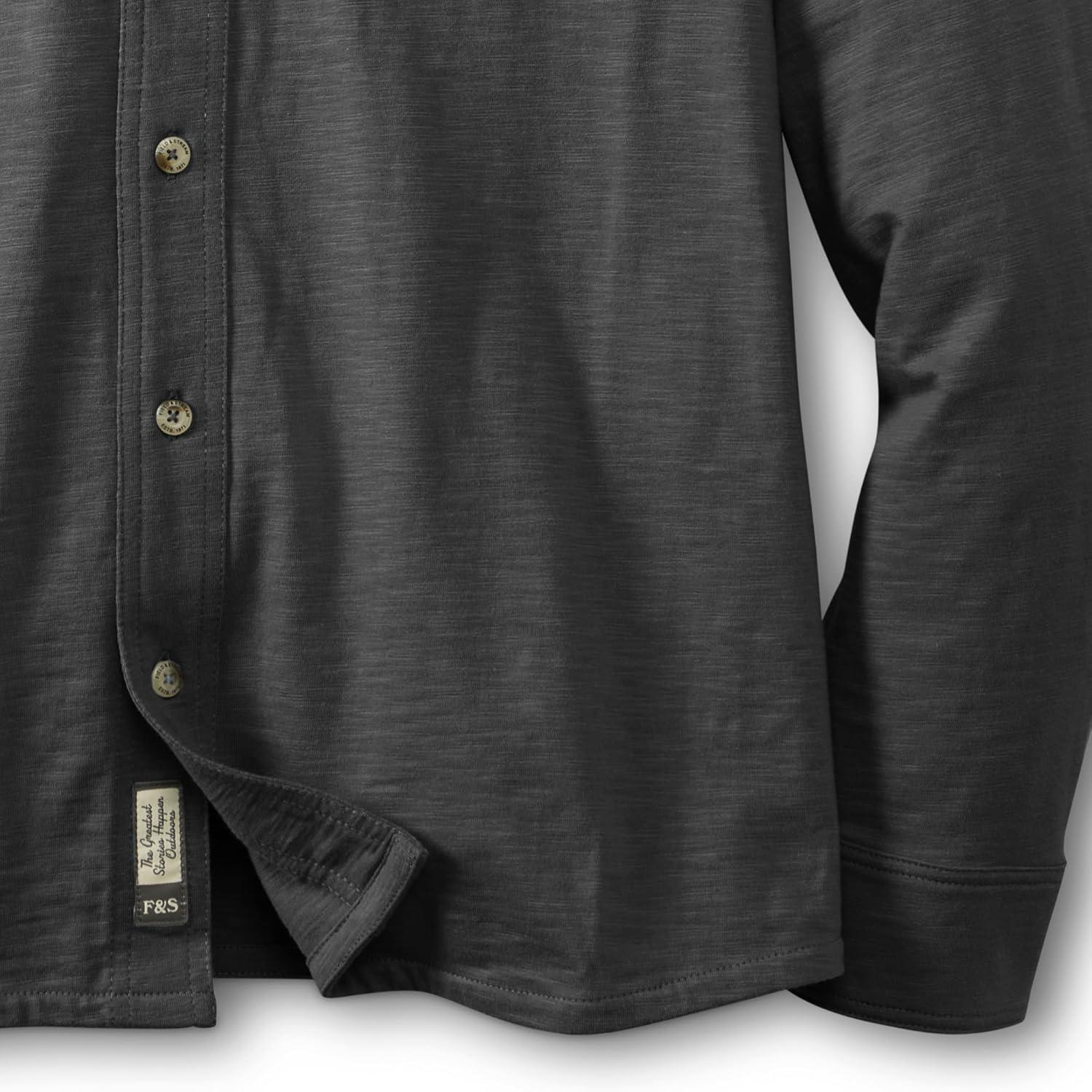 imageField ampamp Stream Mens Oceanliner Long Sleeve Knit ShirtBlack