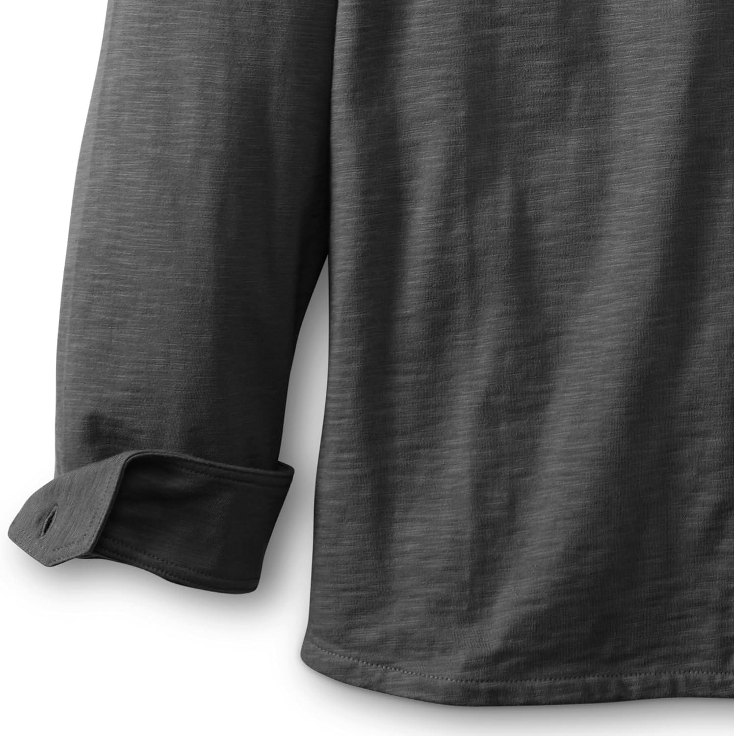 imageField ampamp Stream Mens Oceanliner Long Sleeve Knit ShirtBlack