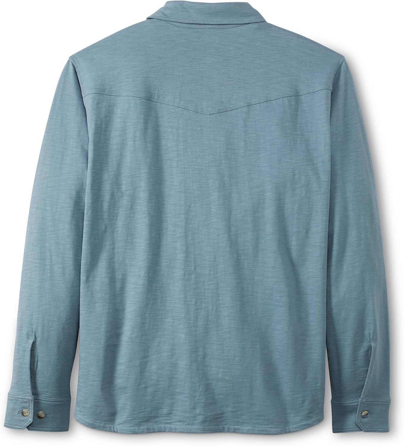 imageField ampamp Stream Mens Oceanliner Long Sleeve Knit ShirtSlate Blue