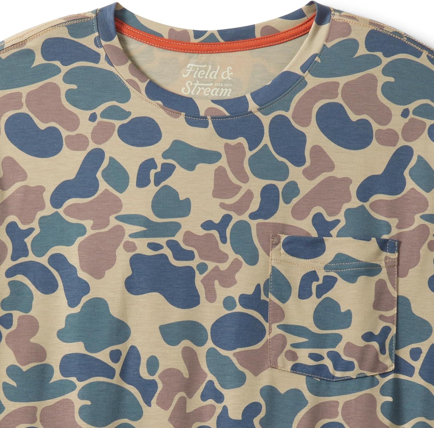 imageField ampamp Stream Mens Roll Cast Long Sleeve Performance Tee Shirt with DrireleaseCamo