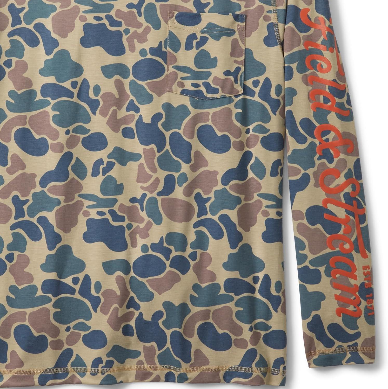 imageField ampamp Stream Mens Roll Cast Long Sleeve Performance Tee Shirt with DrireleaseCamo