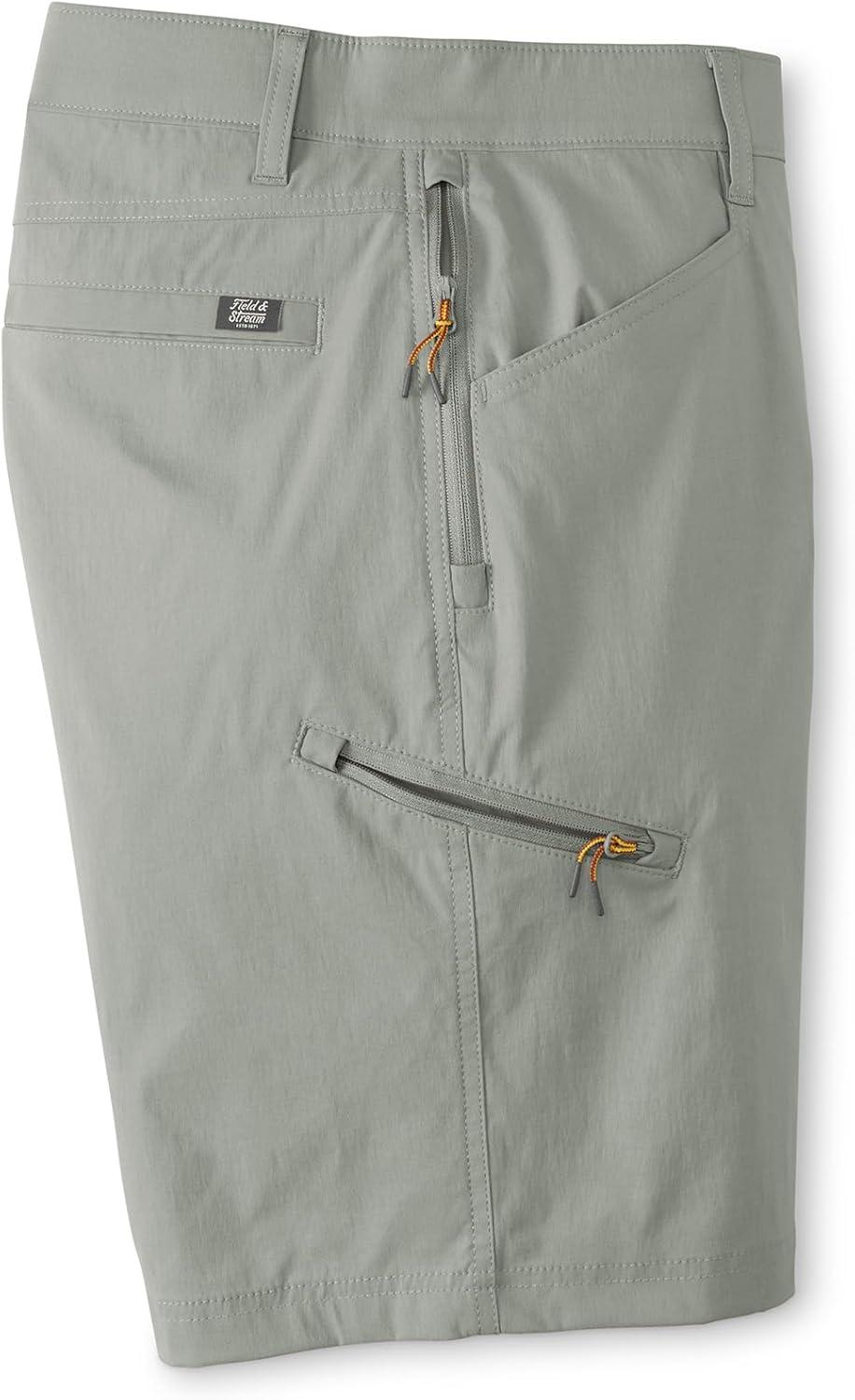 imageField ampamp Stream Mens Slinger Nylon Performance Fishing Shorts 9 Inch InseamLight Grey