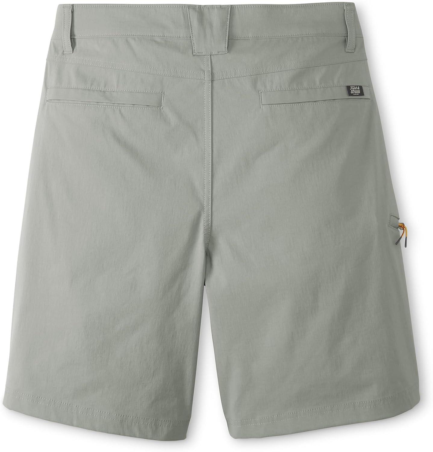 imageField ampamp Stream Mens Slinger Nylon Performance Fishing Shorts 9 Inch InseamLight Grey