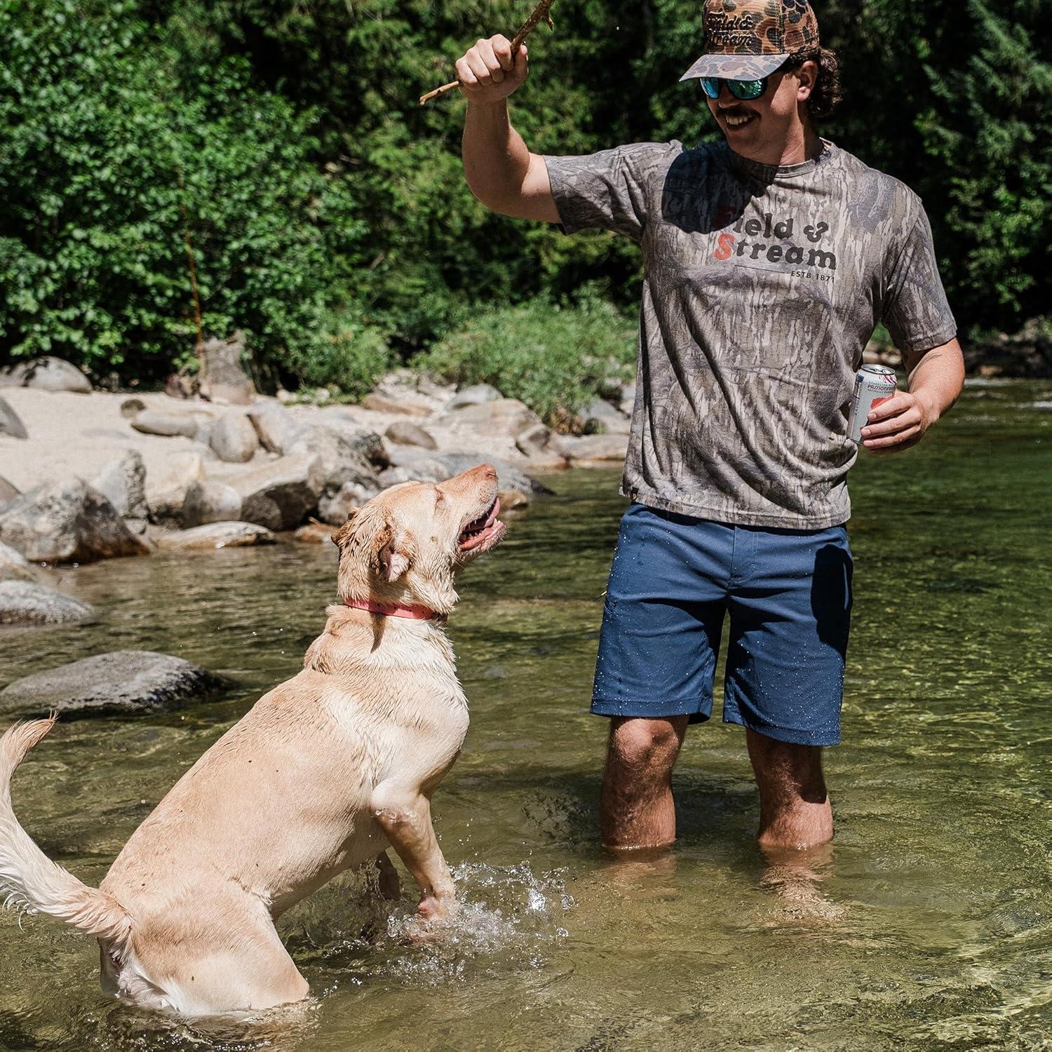 imageField ampamp Stream Mens Slinger Nylon Performance Fishing Shorts 9 Inch InseamNavy Blue