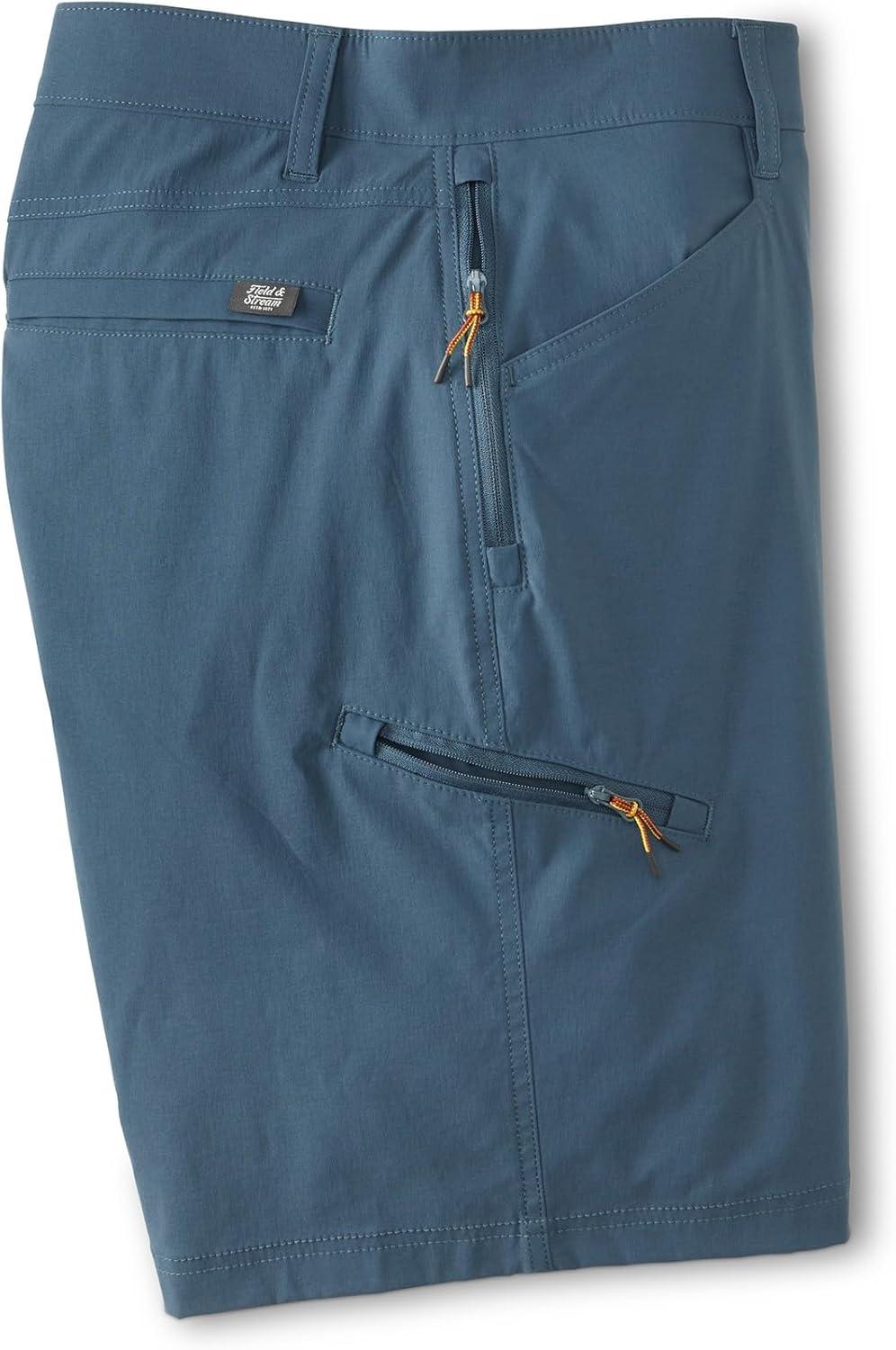 imageField ampamp Stream Mens Slinger Nylon Performance Fishing Shorts 9 Inch InseamNavy Blue