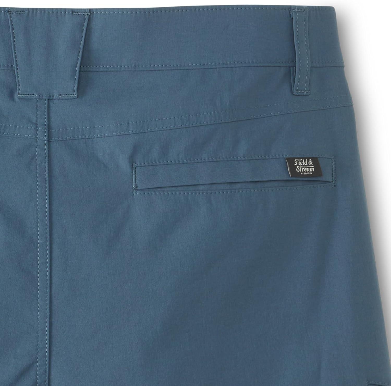 imageField ampamp Stream Mens Slinger Nylon Performance Fishing Shorts 9 Inch InseamNavy Blue